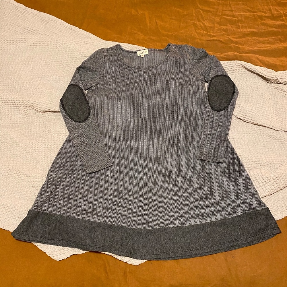 Anthro Herringbone Dress Sz XS